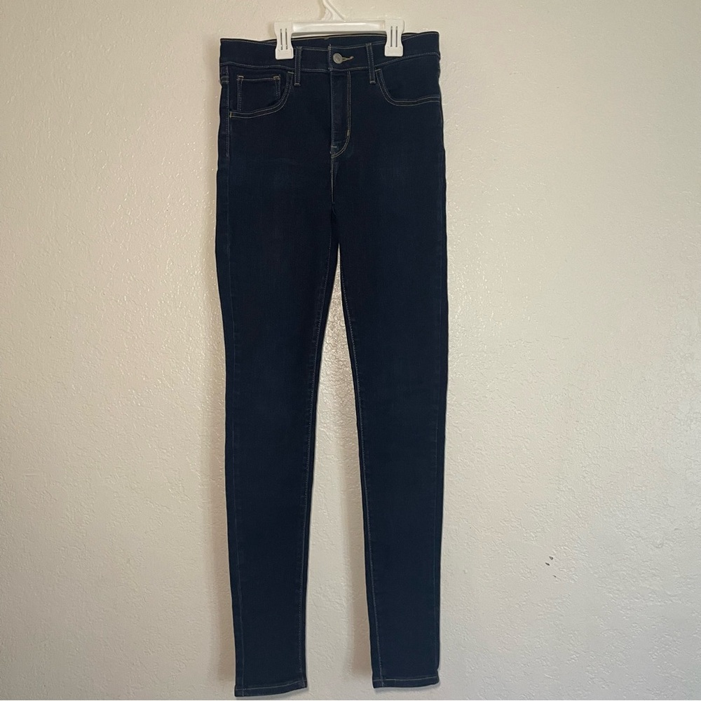 Levi's Black Skinny Jeans High-Waisted Classic